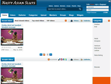 Tablet Screenshot of nastyasiansluts.com